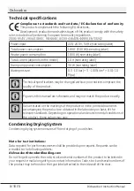 Preview for 8 page of Blomberg LDFS1110W Instruction Manual