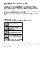 Preview for 3 page of Blomberg LDV02284 User Manual