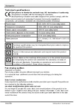 Preview for 9 page of Blomberg LDV02284 User Manual