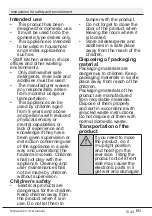 Preview for 6 page of Blomberg LDV42244 User Manual