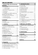 Preview for 3 page of Blomberg LTK2802W User Manual