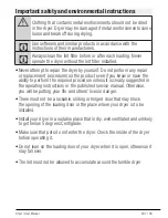 Preview for 7 page of Blomberg LTS2832W User Manual