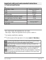 Preview for 11 page of Blomberg LTS2832W User Manual