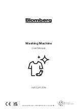 Preview for 1 page of Blomberg LWF1114520W User Manual