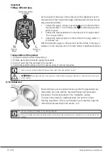 Preview for 10 page of Blomberg LWF1114520W User Manual