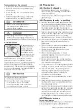 Preview for 10 page of Blomberg LWF284411W User Manual