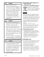 Preview for 4 page of Blomberg LWF28442G User Manual