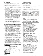 Preview for 6 page of Blomberg LWF28442G User Manual