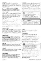 Preview for 15 page of Blomberg LWF294411W User Manual