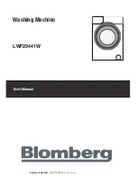 Preview for 1 page of Blomberg LWF29441W User Manual