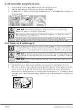 Preview for 8 page of Blomberg LWF4114421W User Manual