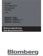 Preview for 88 page of Blomberg MDND 1880 Operating Instructions Manual