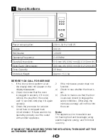 Предварительный просмотр 4 страницы Blomberg MEE 2150 X Owner'S Instruction Manual