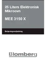 Preview for 1 page of Blomberg MEE 3150 X Owner'S Instruction Manual