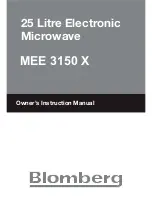 Preview for 29 page of Blomberg MEE 3150 X Owner'S Instruction Manual