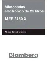 Preview for 43 page of Blomberg MEE 3150 X Owner'S Instruction Manual