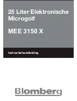 Preview for 57 page of Blomberg MEE 3150 X Owner'S Instruction Manual