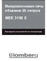 Preview for 127 page of Blomberg MEE 3150 X Owner'S Instruction Manual