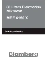 Blomberg MEE 4150 X Owner'S Instruction Manual preview