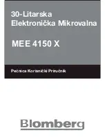 Предварительный просмотр 85 страницы Blomberg MEE 4150 X Owner'S Instruction Manual