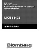 Preview for 1 page of Blomberg MKN 54102 User Manual