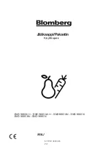 Предварительный просмотр 83 страницы Blomberg SND 9683 A++ User Manual