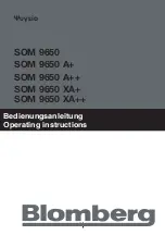 Предварительный просмотр 3 страницы Blomberg SOM 9650 Operating Instructions Manual