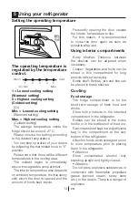 Предварительный просмотр 14 страницы Blomberg SSM 1350 XA+ Operating Instructions Manual