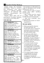 Preview for 5 page of Blomberg SSM 1350 User Manual