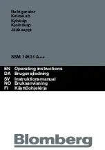 Preview for 1 page of Blomberg SSM 1450 I A++ Operating Instructions Manual