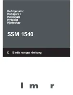 Предварительный просмотр 1 страницы Blomberg SSM 1540 Instruction Manual