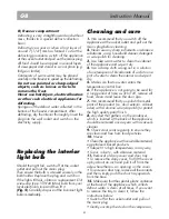 Предварительный просмотр 11 страницы Blomberg SSM 1540 Instruction Manual