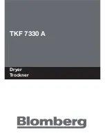 Preview for 1 page of Blomberg TAF 7330 User Manual