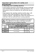 Preview for 8 page of Blomberg TGU490RX0 User Manual