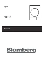 Предварительный просмотр 1 страницы Blomberg TKF 7431 User Manual