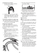 Preview for 10 page of Blomberg WAF 1300 Operating Instructions Manual