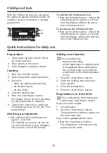 Preview for 18 page of Blomberg WAF 1500 Operating Instructions Manual