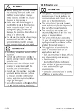 Preview for 6 page of Blomberg WDEX8540430W User Manual