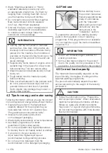 Preview for 14 page of Blomberg WDEX8540430W User Manual