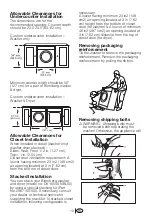 Preview for 10 page of Blomberg WM 67120 NBL00 Owner'S Manual & Installation Instructions