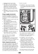 Preview for 12 page of Blomberg WM 67120 NBL00 Owner'S Manual & Installation Instructions