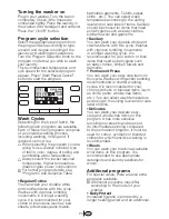 Preview for 20 page of Blomberg WM 77110 NBL00 Owner'S Manual