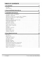 Preview for 4 page of Blomberg WM 98200 SX Owner'S Manual & Installation Instructions