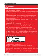 Preview for 19 page of Blomberg WM 98200 SX Owner'S Manual & Installation Instructions