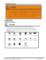 Preview for 27 page of Blomberg WM 98200 SX Owner'S Manual & Installation Instructions