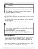 Preview for 28 page of Blomberg WM 98200 SX Owner'S Manual & Installation Instructions