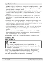 Preview for 30 page of Blomberg WM 98200 SX Owner'S Manual & Installation Instructions