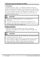 Preview for 40 page of Blomberg WM 98200 SX Owner'S Manual & Installation Instructions