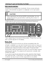 Preview for 46 page of Blomberg WM 98200 SX Owner'S Manual & Installation Instructions