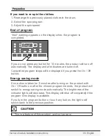 Preview for 55 page of Blomberg WM 98200 SX Owner'S Manual & Installation Instructions